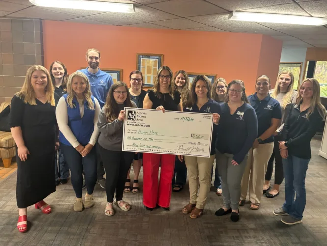 AAACU donates $10,000 to Huron Pines in support of Potters Point Land protection  campaign